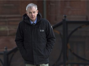 Dennis Oland heads to the Law Courts in Saint John, N.B., on Tuesday, Jan. 29, 2019 as his trial in the bludgeoning death of his millionaire father, Richard Oland, continues.