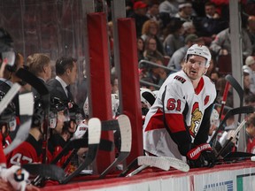 How much longer will Mark Stone be with the Ottawa Senators? (GETTY IMAGES)