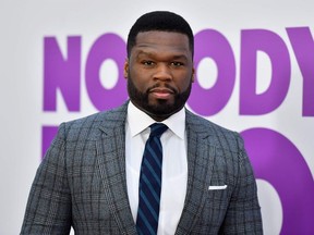 US rapper 50 Cent attends the New York premiere of "Nobody's Fool" at AMC Lincoln Square Theater on October 28, 2018 in New York City.