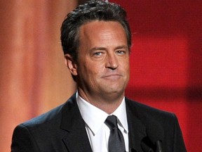 Actor Matthew Perry speaks onstage during the 64th Annual Primetime Emmy Awards at Nokia Theatre L.A. Live on September 23, 2012 in Los Angeles, California.