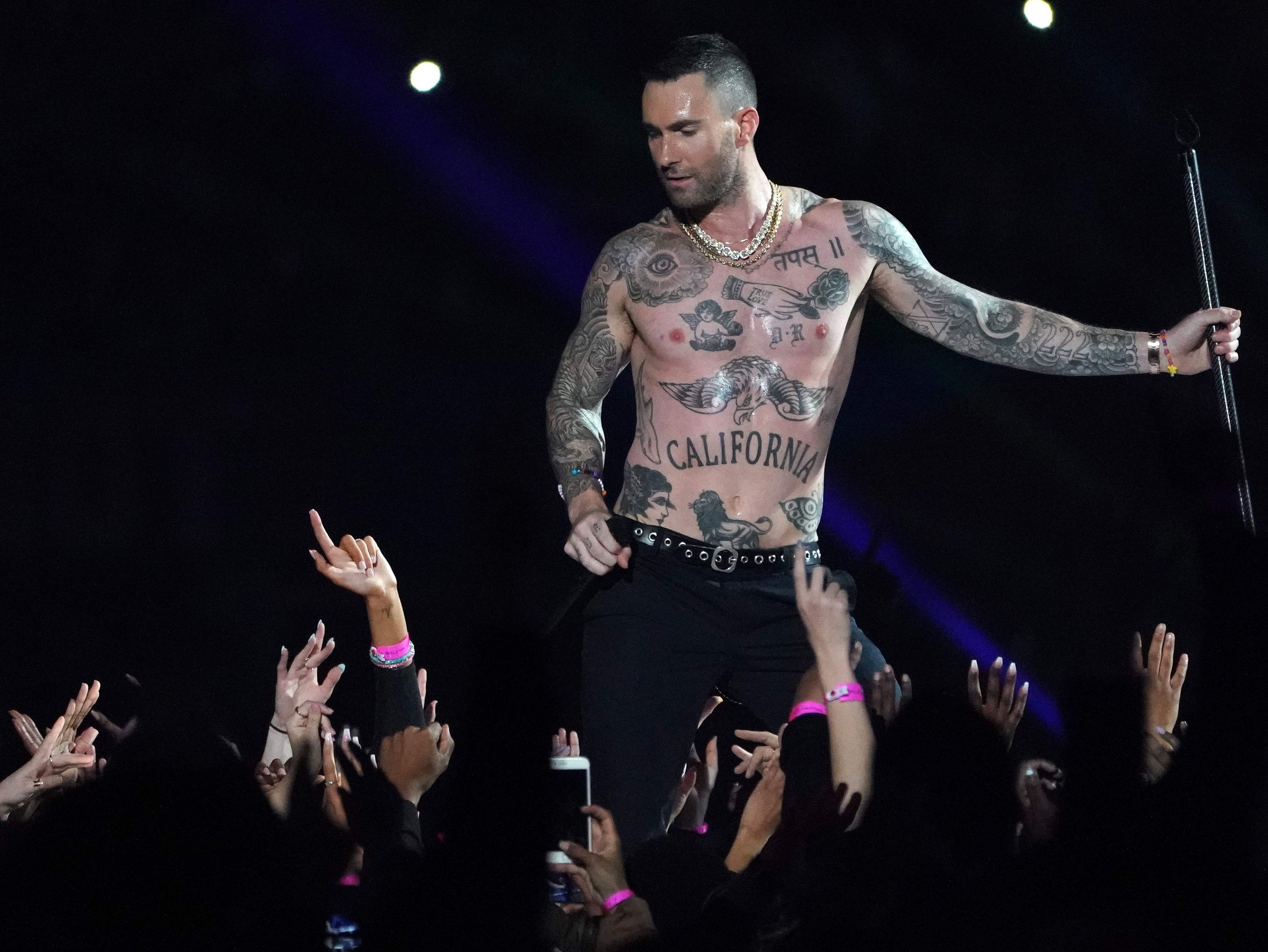 Super Bowl Halftime Show: Adam Levine Thanked His Critics