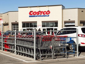 Shopping carts are shown at Costco in Mississauga, Ont., on Monday, May 15, 2017.