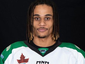Hockey player Jonathan-Ismael Diaby is shown in a handout photo. (THE CANADIAN PRESS/HO-Ligue nord-americaine de hockey)