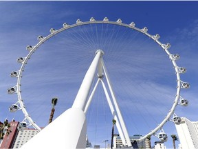 The Las Vegas High Roller at The LINQ is seen on Monday, March 31, 2014, in Las Vegas. T