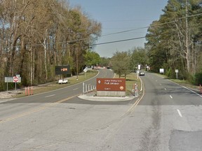 Gate 1 at Fort Jackson, S.C. (Google Street View)