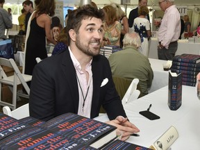 A.J. Finn attends Authors Night At East Hampton Library on August 11, 2018 in East Hampton, New York. (Eugene Gologursky/Getty Images for East Hampton Library)