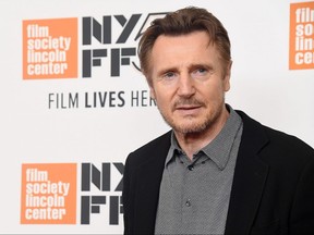 Liam Neeson attends the screening of "The Ballad of Buster Scruggs" during the 56th New York Film Festival at Alice Tully Hall, Lincoln Center on Oct. 4, 2018 in New York City.