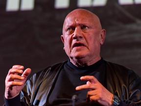 Steven Berkoff introduces the film that inspired him 'The Hidden Fortress' as part of the BFI Screen Epiphanies series in partnership with American Express at BFI Southbank on May 29, 2015 in London, England.