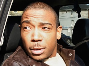 This March 22, 2011 file photo shows rapper Ja Rule inside a vehicle outside Martin Luther King, Jr. Courthouse after pleading guilty to federal tax evasion charges in Newark, N.J.
