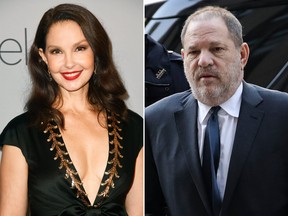 Ashley Judd and Harvey Weinstein.
