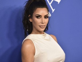 In this June 4, 2018 file photo, Kim Kardashian West arrives at the CFDA Fashion Awards at the Brooklyn Museum in New York.