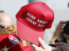 A woman who snatched a "Make America Great Again" hat from a man’s head in a Massachusetts restaurant is facing deportation.