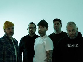 The band Alexisonfire is shown in a handout photo.