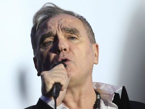 British singer and songwriter Morrissey performs at the Vive Latino music festival in Mexico City, Saturday, March 17, 2018. Morrissey is ending his boycott of Canada with plans for a spring tour.