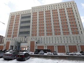 This Jan. 8, 2017 file photo shows the Metropolitan Detention Center (MDC) in the Brooklyn borough of New York.