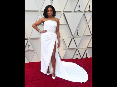 Regina King arrives at the Oscars on Sunday, Feb. 24, 2019, at the Dolby Theatre in Los Angeles. (Jordan Strauss/Invision/AP)