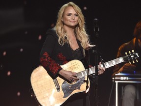 In this April 15, 2018 file photo, Miranda Lambert performs "Keeper of the Flame" at the 53rd annual Academy of Country Music Awards at the MGM Grand Garden Arena in Las Vegas. (Chris Pizzello/Invision/AP, File) ORG XMIT: CAET233