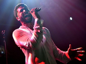 Singer Jussie Smollett performs onstage at Troubadour on Feb. 2, 2019 in West Hollywood, Calif.
