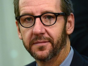 Gerald Butts, then-principal secretary to Prime Minister Justin Trudeau, takes part in a meeting with Chinese Premier Li Keqiang (not pictured) in the cabinet room on Parliament Hill in Ottawa on Thursday, Sept. 22, 2016.