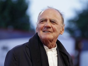 In this Thursday, Sept. 10, 2015, file photo, Actor Bruno Ganz arrives for the screening of the movie Remember at the 72nd edition of the Venice Film Festival in Venice, Italy.