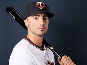 Zack Granite of the Minnesota Twins poses for a portrait during Minnesota Twins Photo Day on February 22, 2019 at Hammond Stadium in Fort Myers, Florida.