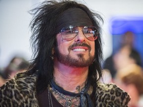 Nikki Sixx attends the premiere for "Long Time Running" on day 7 of the Toronto International Film Festival, at Roy Thomson Hall on Wednesday, Sept. 13, 2017, in Toronto.