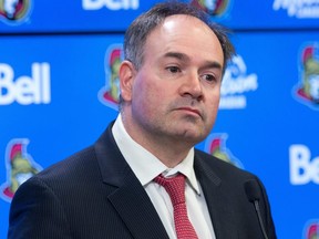 Ottawa Senators GM Pierre Dorion.