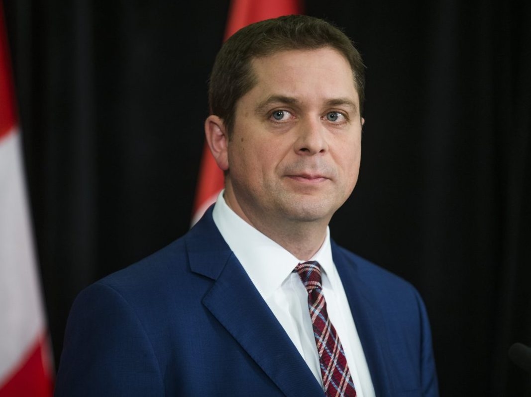 Andrew Scheer says he didn't hear pizzagate reference at Ontario town