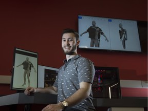 Ben Hallworth, president of a U of A group working to design an upper-body exoskeleton to reduce likelihood of injury in the workplace. They are working on an elbow prototype to enter an international competition on March 5, 2018.