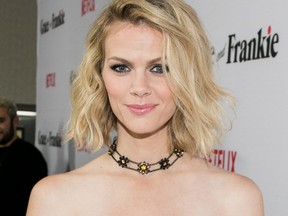 Brooklyn Decker arrives at the L.A. premiere of "Grace and Frankie" held at Regal LA LIVE in Los Angeles on April 29, 2015.