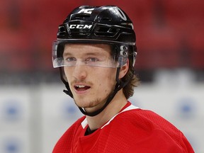 Ottawa Senators Thomas Chabot during practice at Canadian Tire Centre Centre in Ottawa Thursday March 7, 2019.