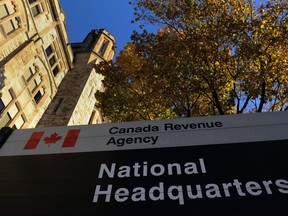 The Canada Revenue Agency headquarters in Ottawa is shown on Nov. 4, 2011.