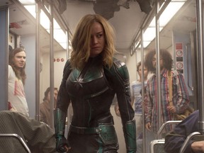 Negative reviews from trolls "Captain Marvel" before the movie was officially released in theatres prompted Rotten Tomatoes to update its audience score system. (Disney-Marvel Studios via AP)
