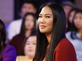 Kimora Lee Simmons records a TV debate for Take On America With OZY at The Bently Reserve on Oct. 29, 2018 in San Francisco, Calif.  (Kimberly White/Getty Images)