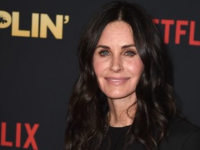 Courteney Cox arrives at the premiere of Netflix's "Dumplin'" at the Chinese Theater on Dec. 6, 2018 in Los Angeles, Calif.  (Kevin Winter/Getty Images)