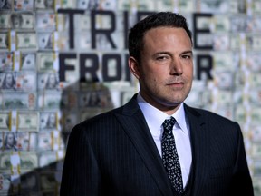 Ben Affleck poses as he arrives for the world premiere of "Triple Frontier" on March 3, 2019 in New York City. (JOHANNES EISELE/AFP/Getty Images)