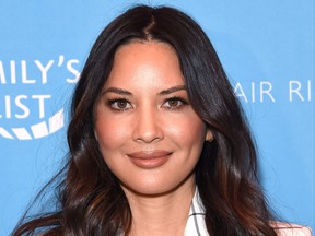 Olivia Munn attends Raising Our Voices: Supporting More Women in Hollywood & Politics at Four Seasons Hotel Los Angeles in Beverly Hills on Feb. 19, 2019 in Los Angeles, Calif. (Presley Ann/Getty Images for EMILY'S List)