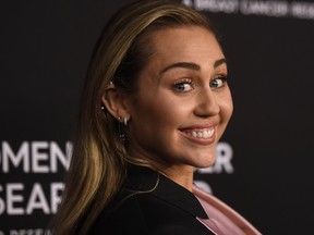 Miley Cyrus attends The Women's Cancer Research Fund's An Unforgettable Evening Benefit Gala at the Beverly Wilshire Four Seasons Hotel on Feb. 28, 2019 in Beverly Hills, Calif. (Frazer Harrison/Getty Images)