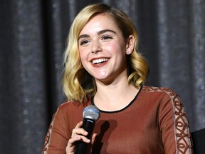 Kiernan Shipka speaks onstage at Netflix's "The Chilling Adventures of Sabrina" Q&A and Reception at the Pacific Design Center on March 17, 2019 in West Hollywood, Calif. (Emma McIntyre/Getty Images for Netflix)