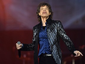 Mick Jagger of The Rolling Stones performs live on stage on the opening night of the European leg of their No Filter tour at Croke Park on May 17, 2018 in Dublin, Ireland.