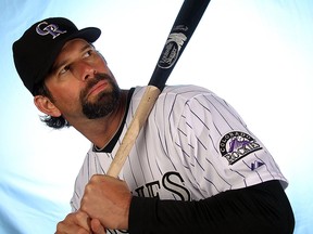 Todd Helton of the Colorado Rockies poses for a photo during Spring Training Media Photo Day at Hi Corbett Field on Feb. 28, 2010 in Tucson, Ariz.