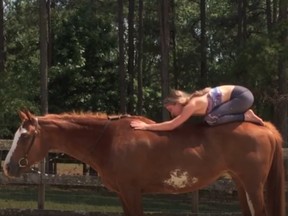 horseback yoga