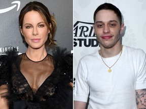 Kate Beckinsale and Pete Davidson. (Getty Images)