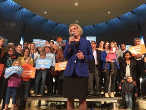 Speaking at the National Music Centre in Calgary on Tuesday, March 19, 2019, Premier Rachel Notley announces a provincial election for April 16.