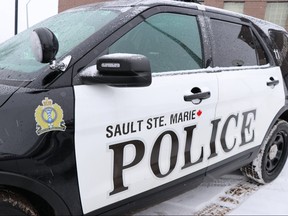 Sault Ste. Marie Police Service vehicle at city police headquarters in Sault Ste. Marie, Ont., on Wednesday, Dec. 5, 2018. (BRIAN KELLY/THE SAULT STAR/POSTMEDIA NETWORK)