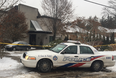 Police outside the home of Barry and Honey Sherman on Old Colony Rd. in North York on Friday, Dec. 15, 2017.