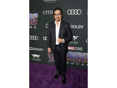 Hiroyuki Sanada attends the world premiere of Marvel Studios' "Avengers: Endgame" at the Los Angeles Convention Center on April 22, 2019 in Los Angeles.