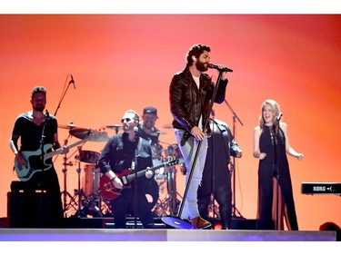 Thomas Rhett performs onstage during the 54th Academy Of Country Music Awards at MGM Grand Hotel & Casino on April 7, 2019 in Las Vegas.