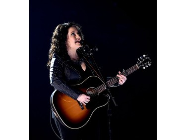 Ashley McBryde performs onstage during the 54th Academy Of Country Music Awards at MGM Grand Garden Arena on April 7, 2019 in Las Vegas.