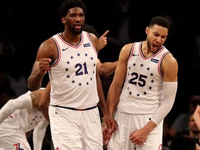 Sixers' Joel Embiid and Ben Simmons will be a handle for the Raptors to control when their series starts on Saturday.